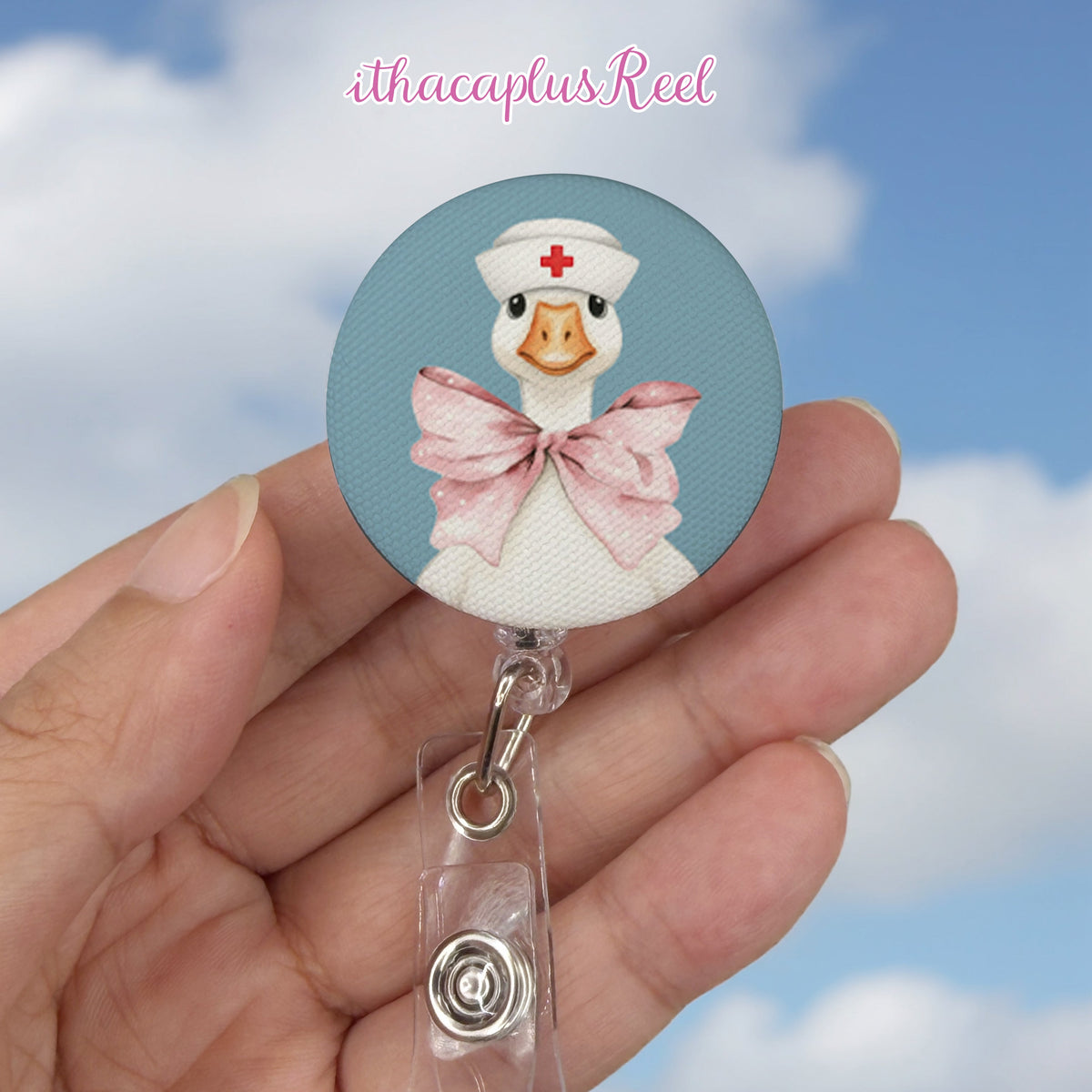 New Fabric Retractable Badge Reel