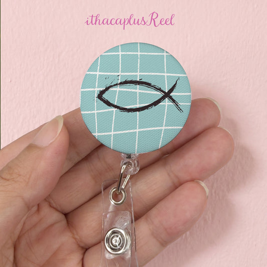 owl Fabric Retractable Badge Reel