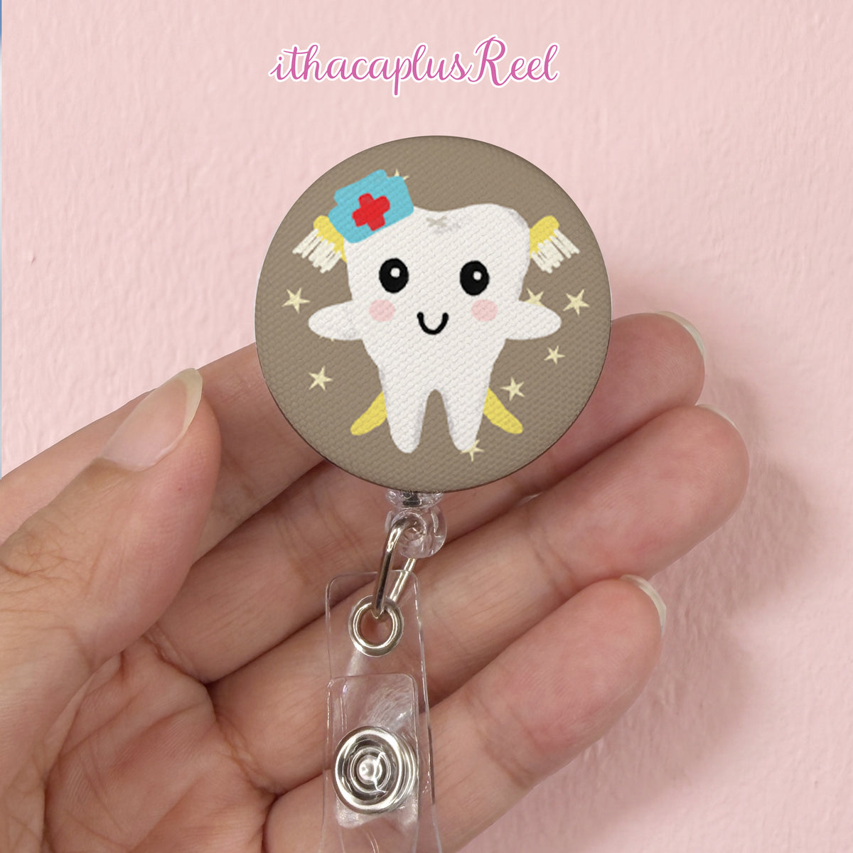 New Fabric Retractable Badge Reel