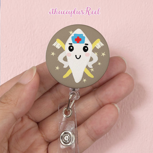 New Fabric Retractable Badge Reel