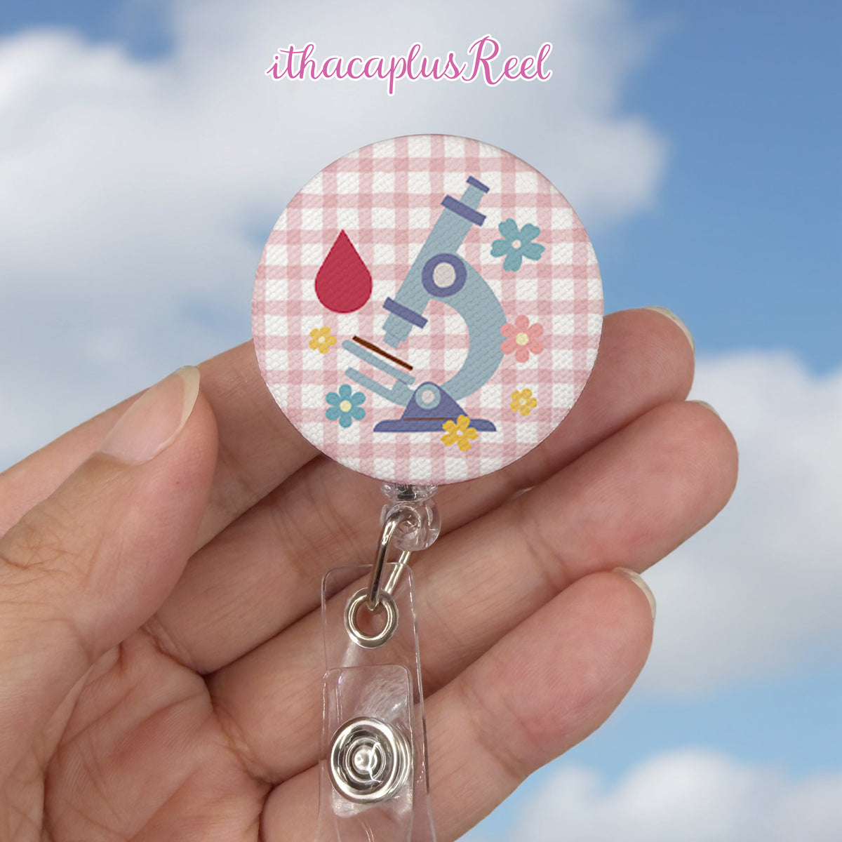 New Fabric Retractable Badge Reel