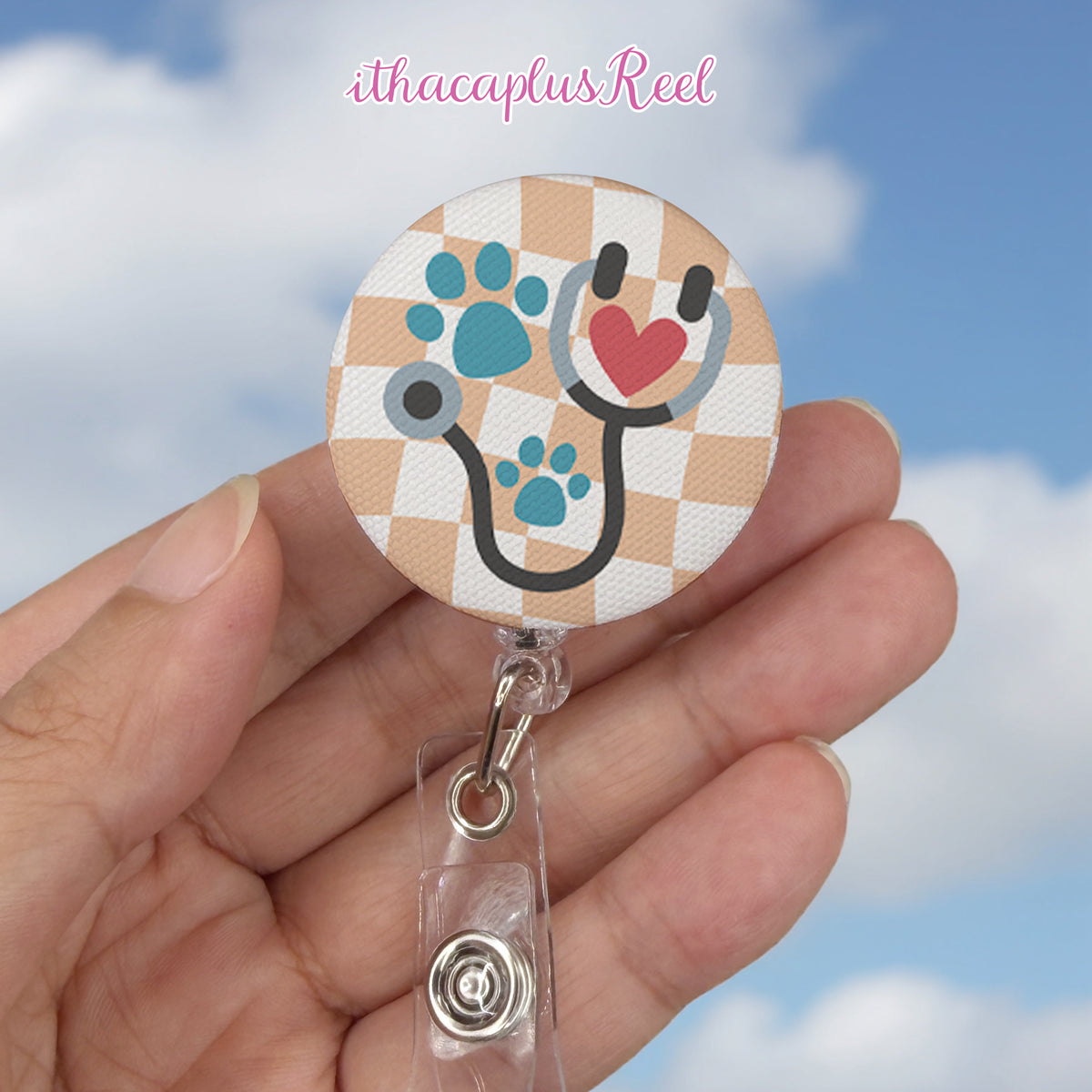 New Fabric Retractable Badge Reel