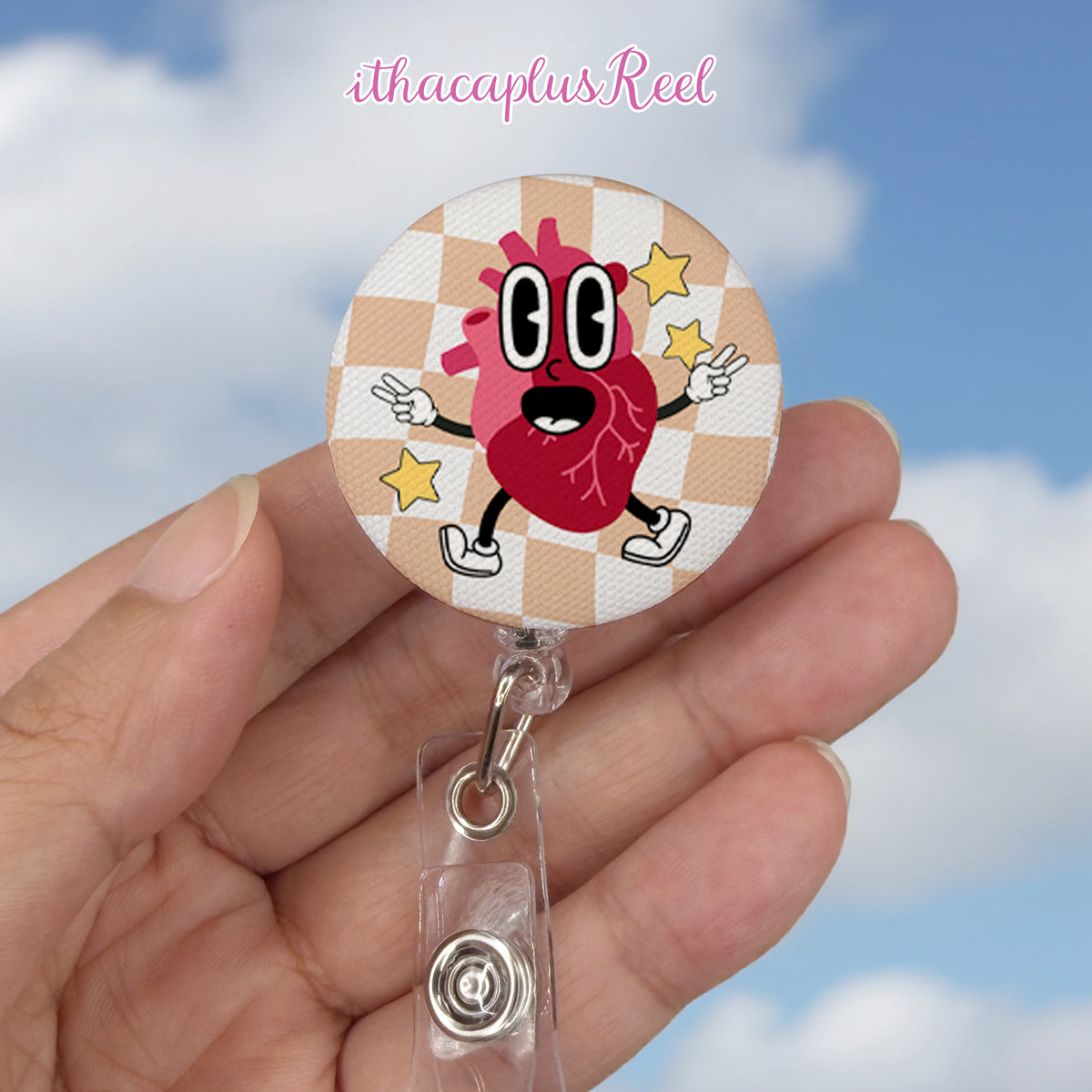 New Fabric Retractable Badge Reel