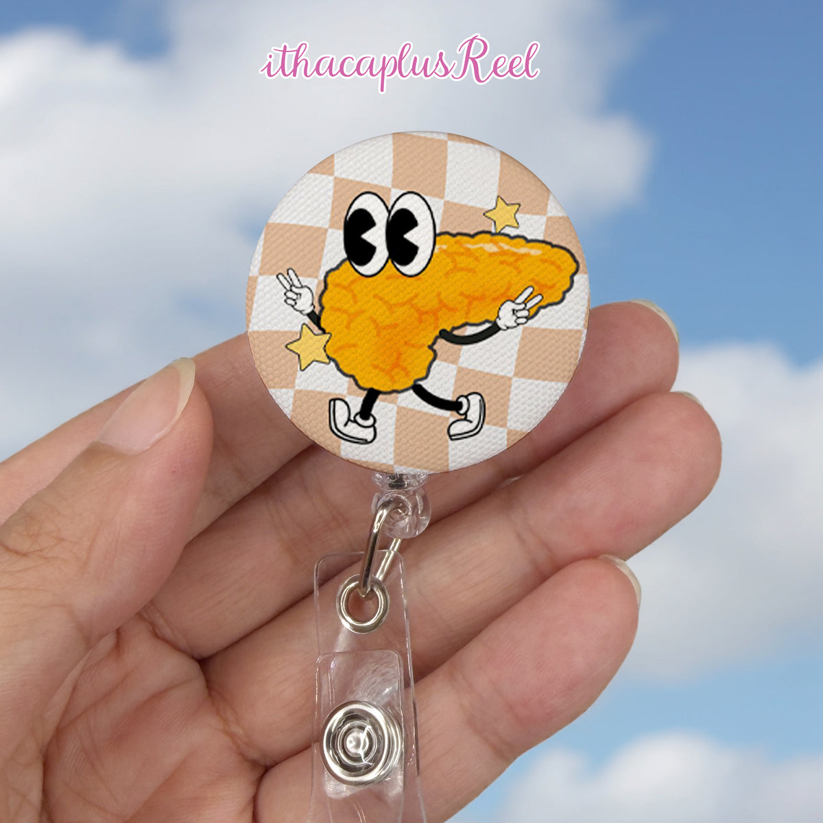New Fabric Retractable Badge Reel