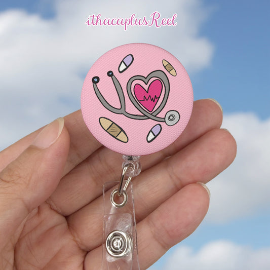 New Fabric Retractable Badge Reel