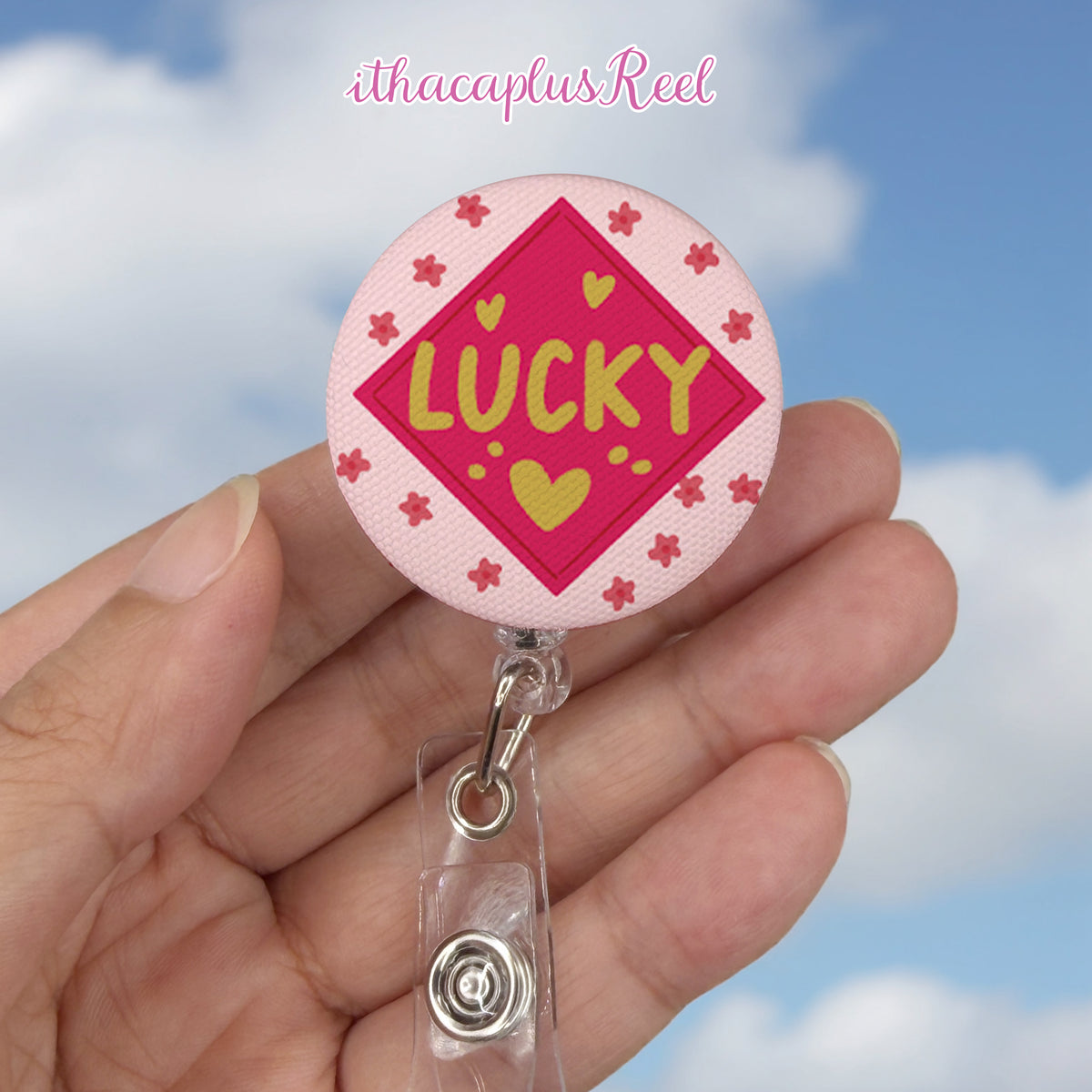New Fabric Retractable Badge Reel