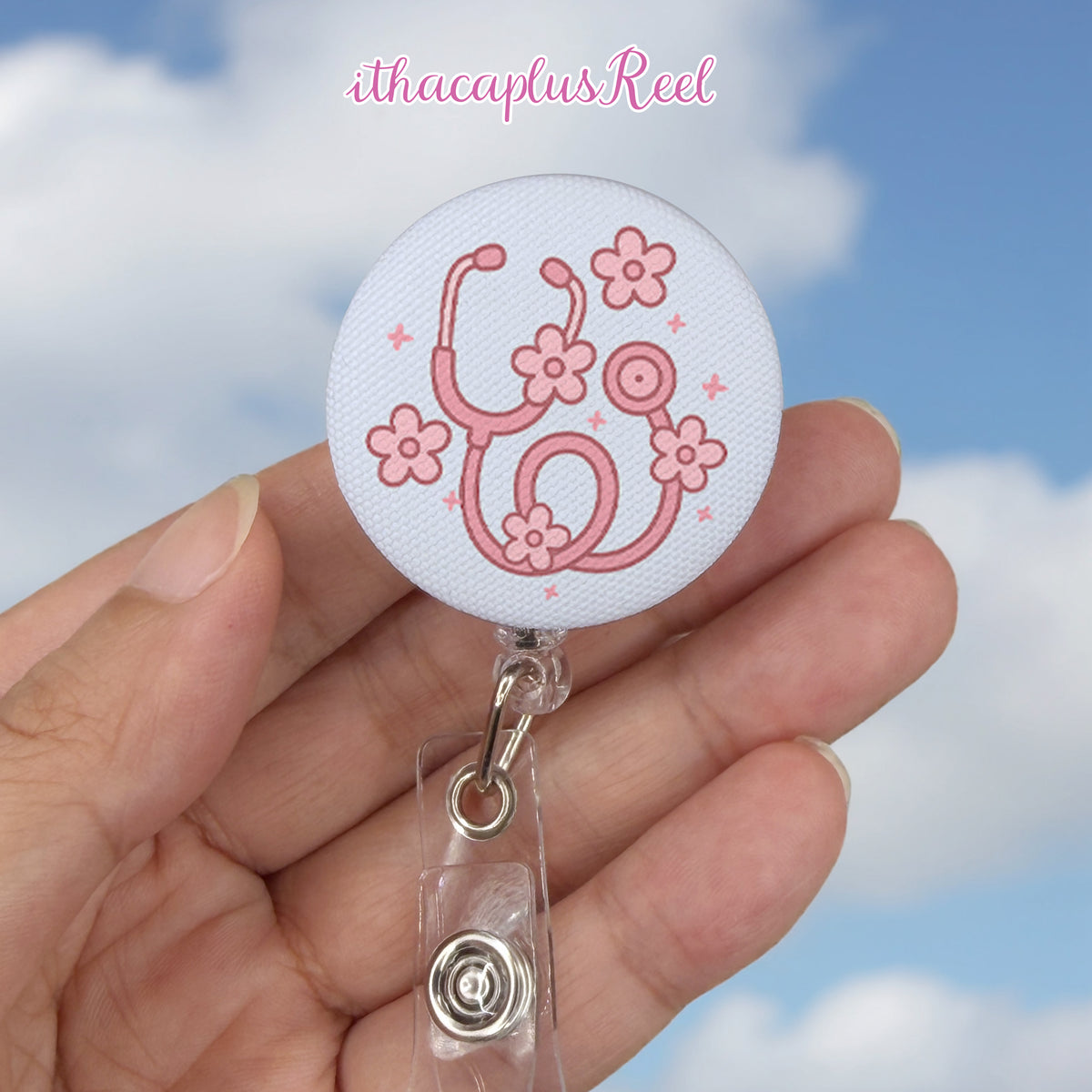 New Fabric Retractable Badge Reel
