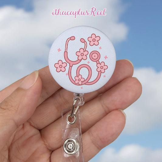 New Fabric Retractable Badge Reel
