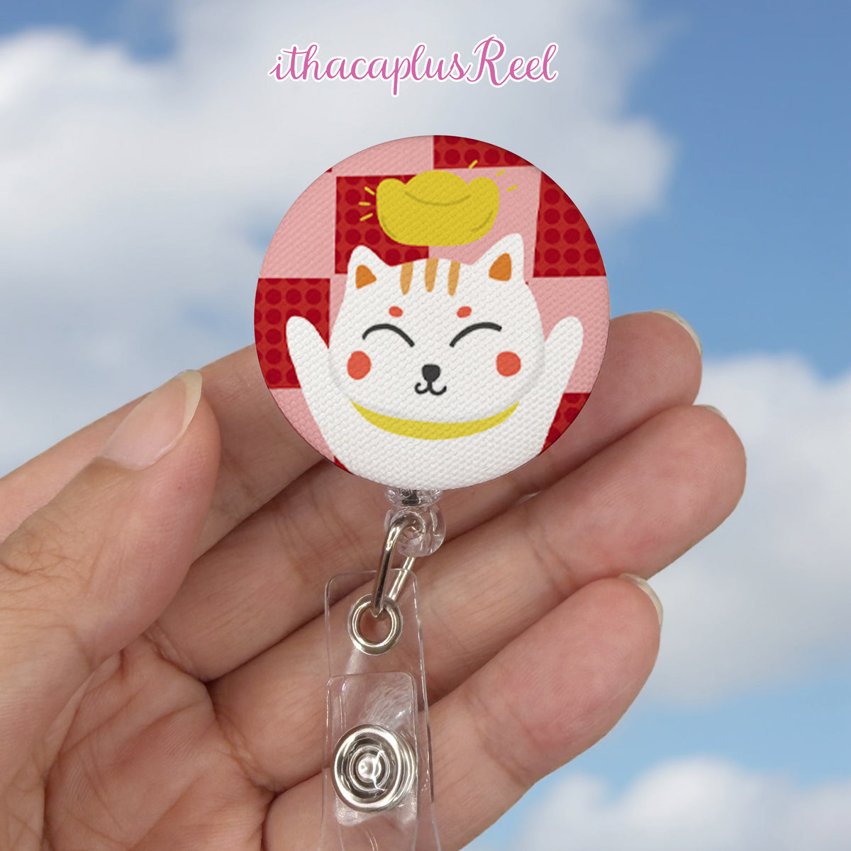 New Fabric Retractable Badge Reel