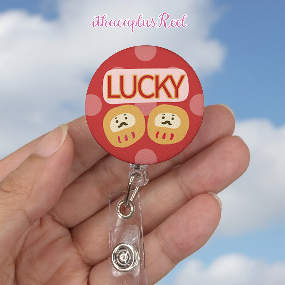 New Fabric Retractable Badge Reel