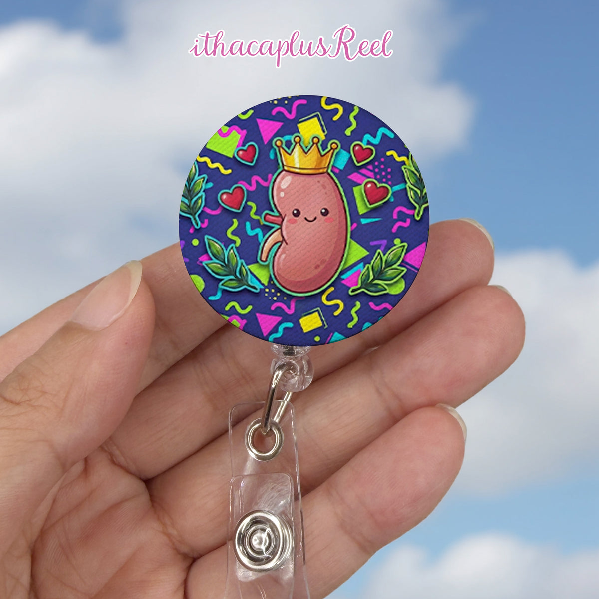 New Fabric Retractable Badge Reel