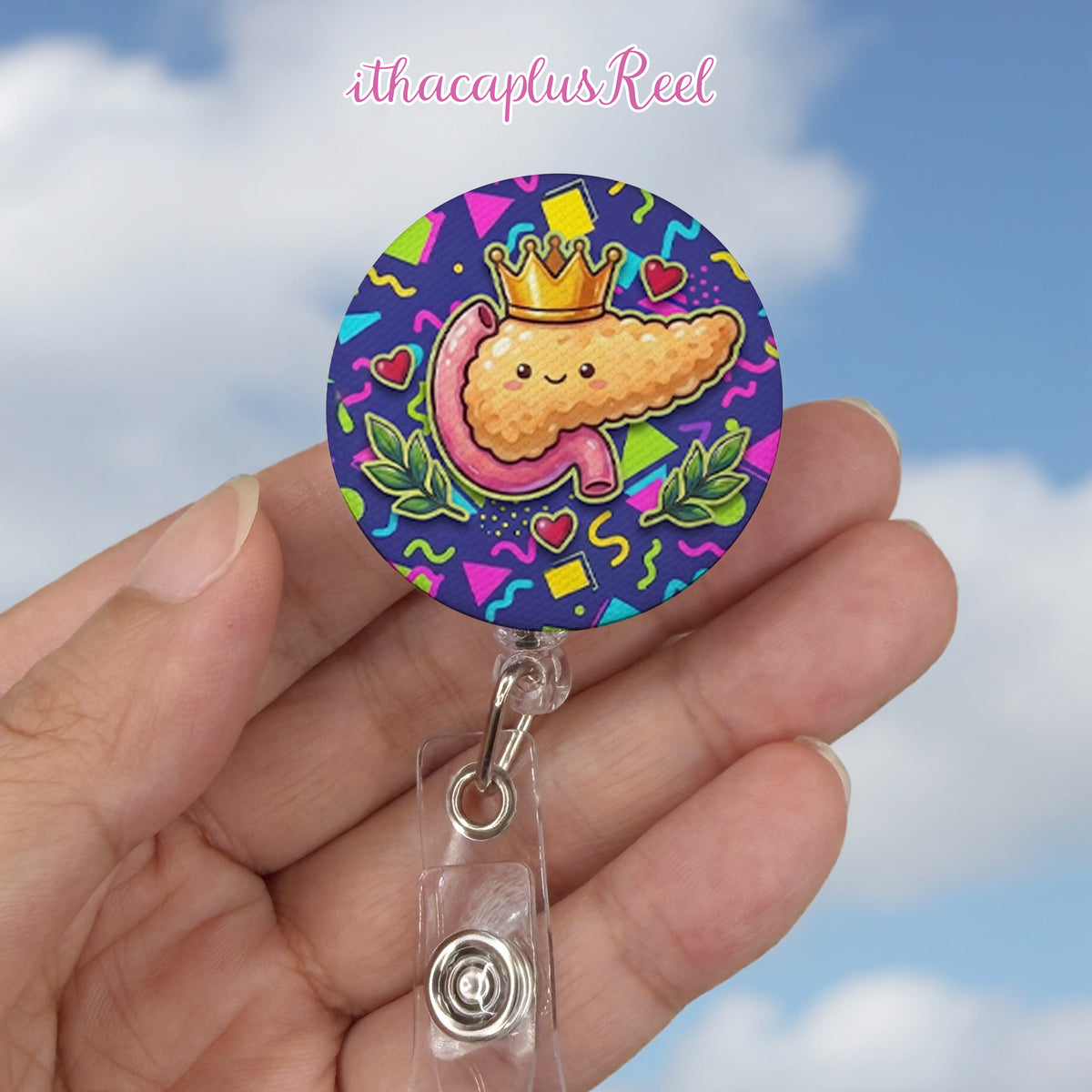New Fabric Retractable Badge Reel
