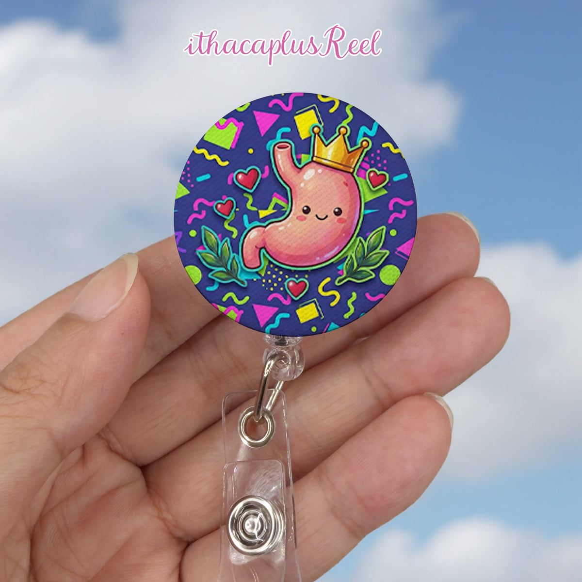 New Fabric Retractable Badge Reel