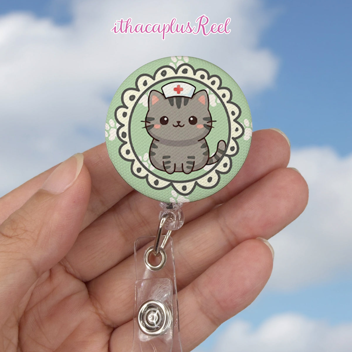 New Fabric Retractable Badge Reel