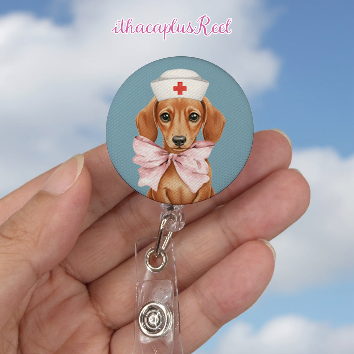 New Fabric Retractable Badge Reel