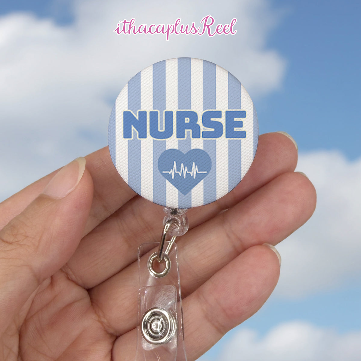 New Fabric Retractable Badge Reel