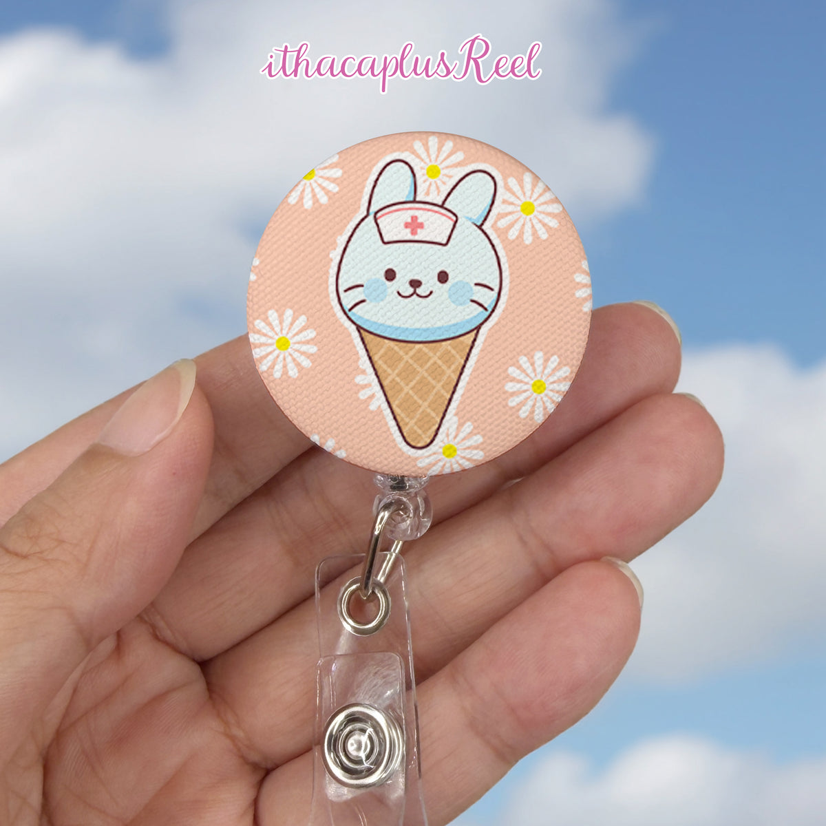New Fabric Retractable Badge Reel