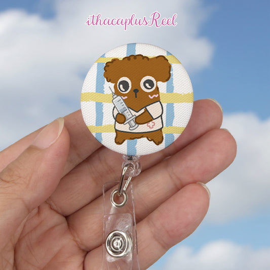 New Fabric Retractable Badge Reel