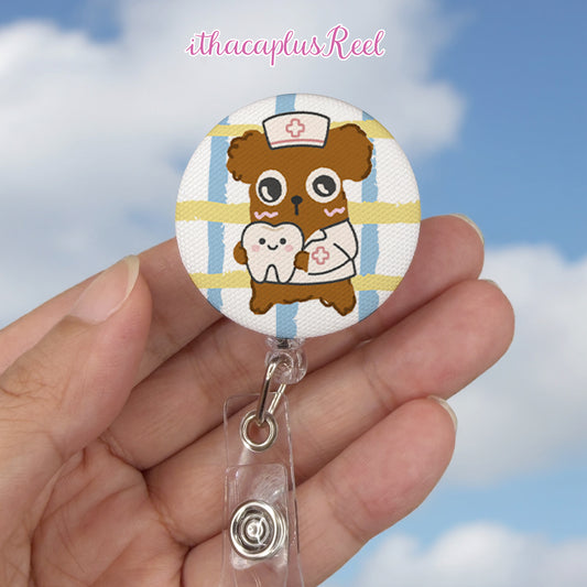 New Fabric Retractable Badge Reel