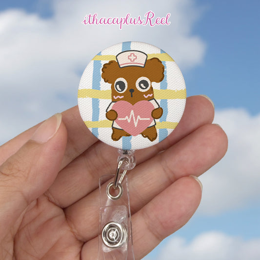 New Fabric Retractable Badge Reel