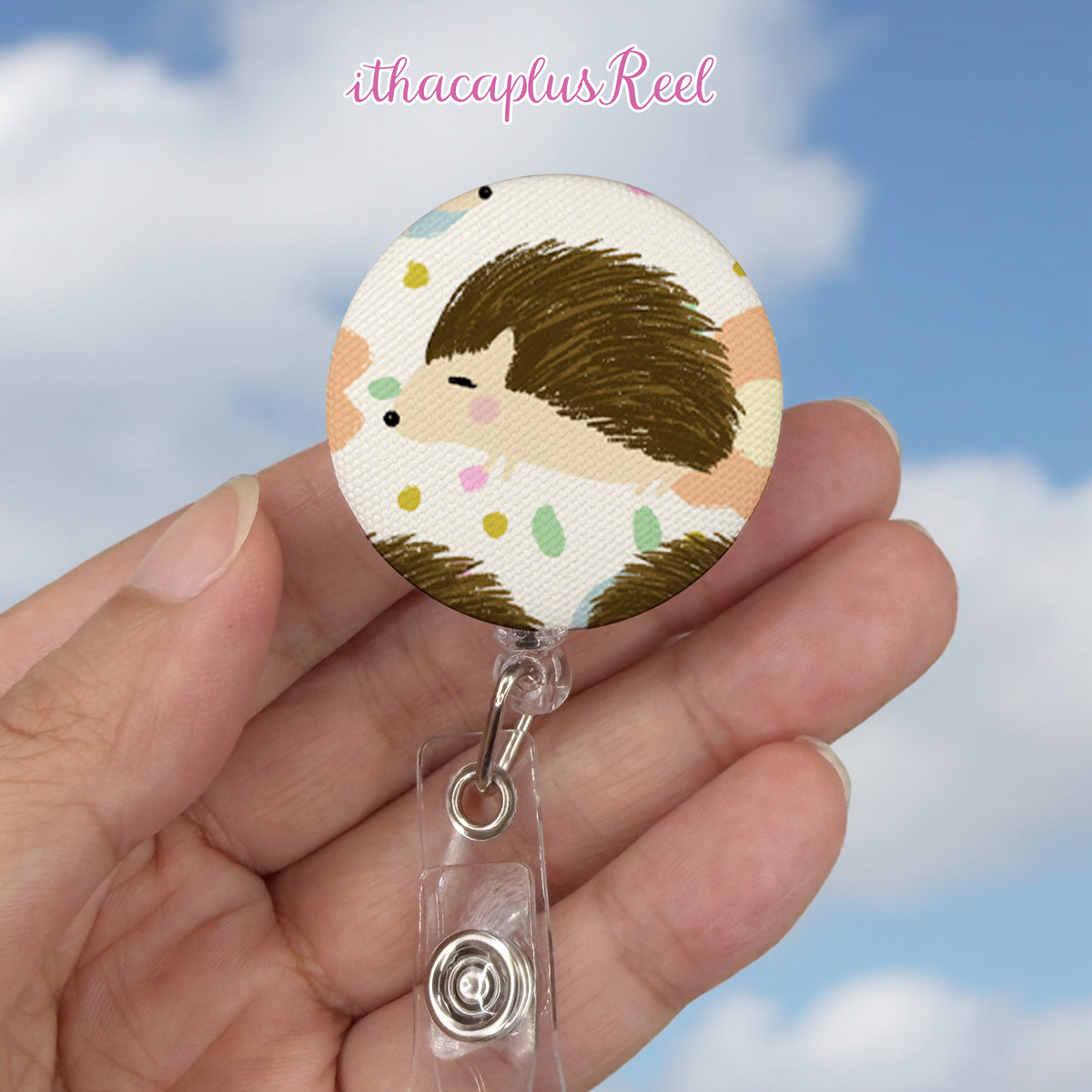 New Fabric Retractable Badge Reel