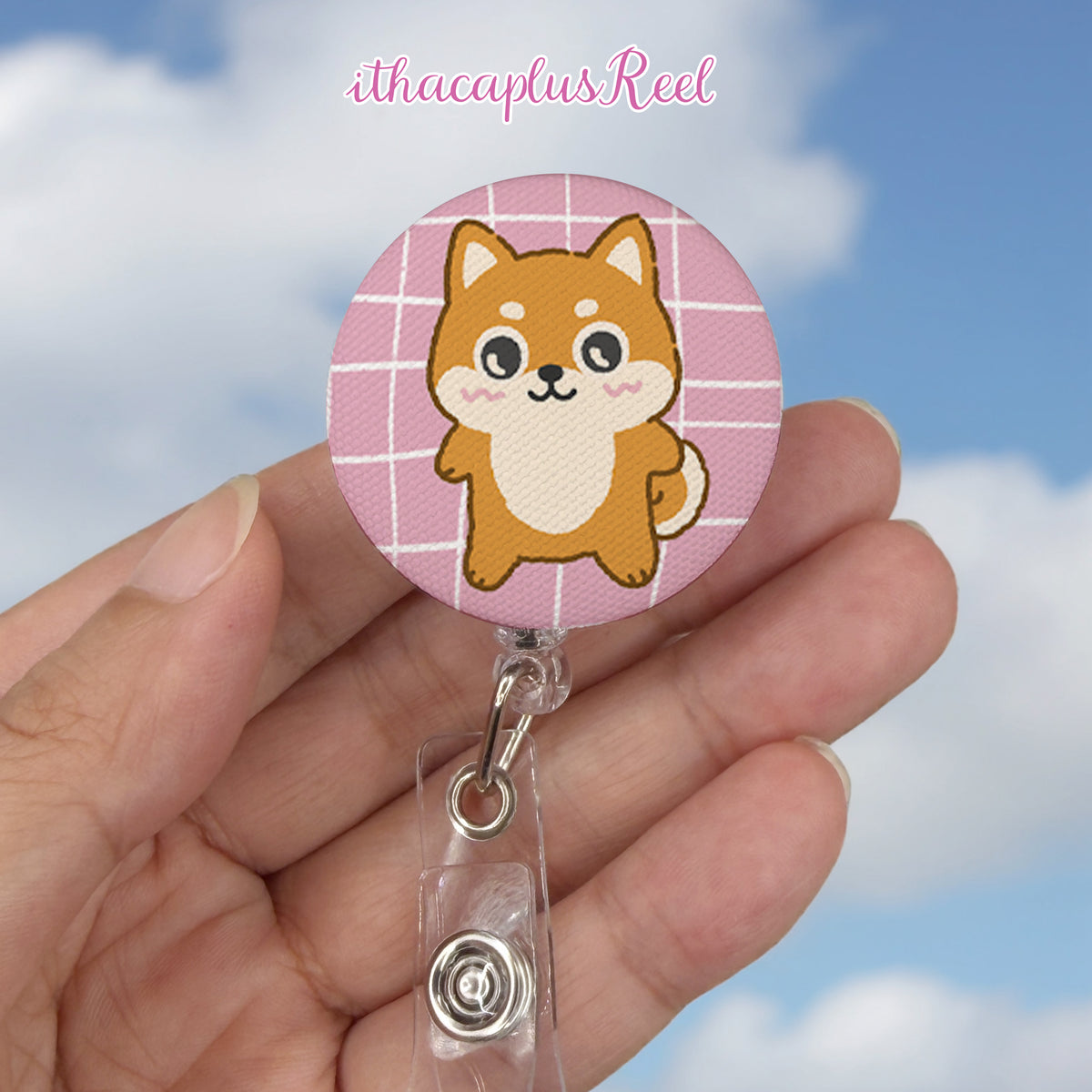 New Fabric Retractable Badge Reel