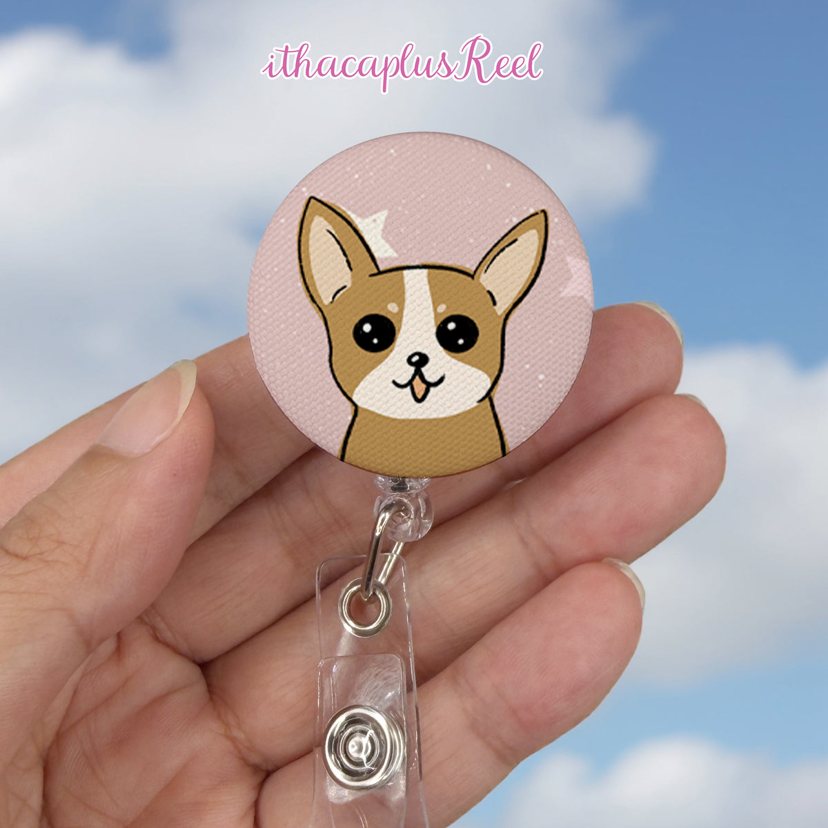 New Fabric Retractable Badge Reel