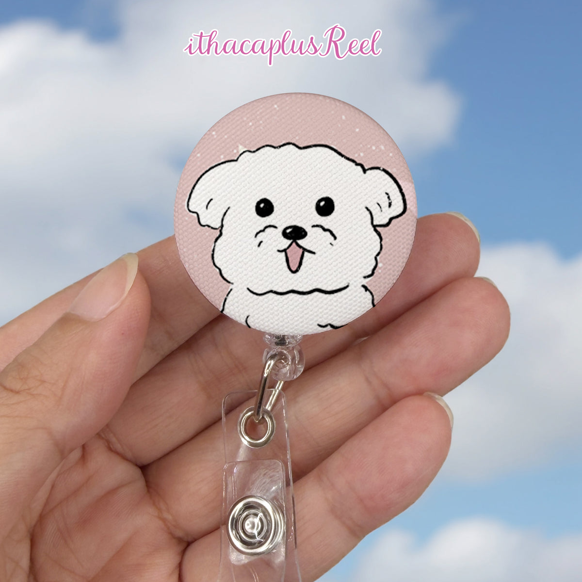 New Fabric Retractable Badge Reel