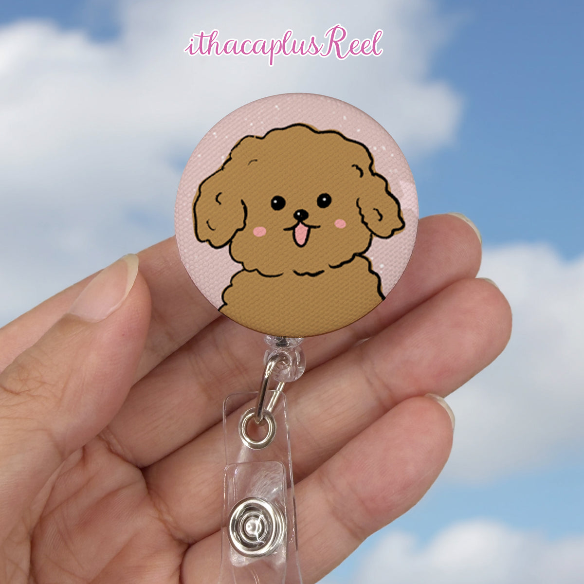 New Fabric Retractable Badge Reel