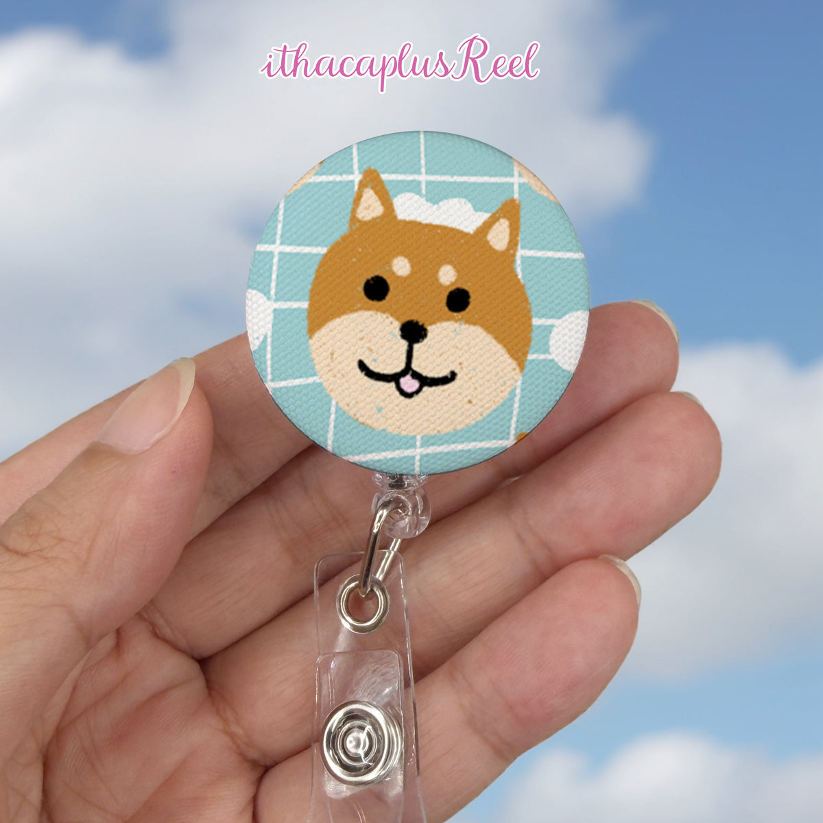 New Fabric Retractable Badge Reel