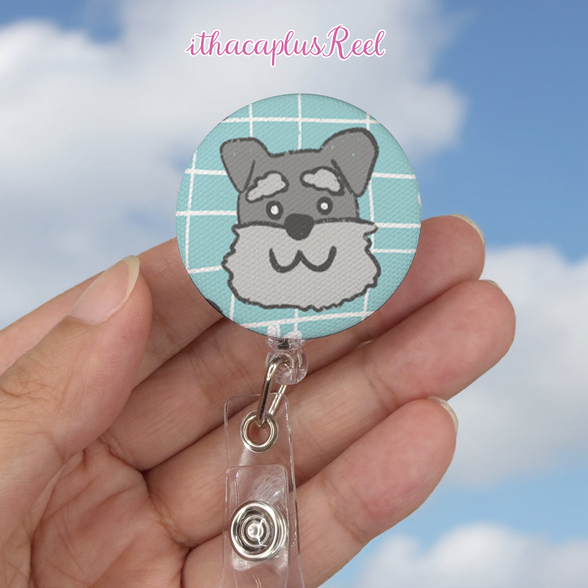 New Fabric Retractable Badge Reel