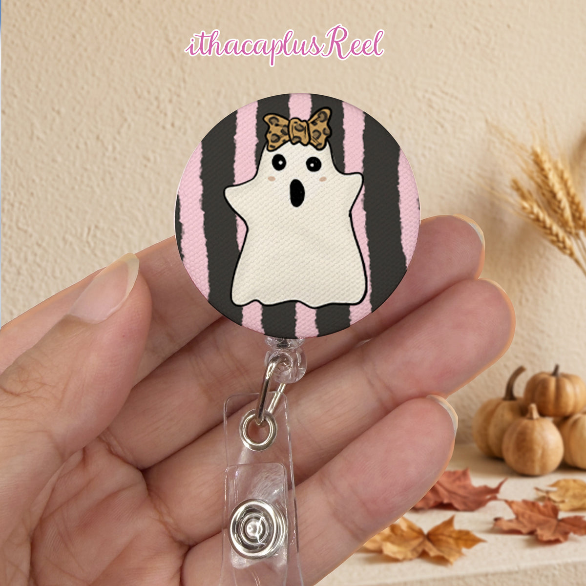 New Fabric Retractable Badge Reel