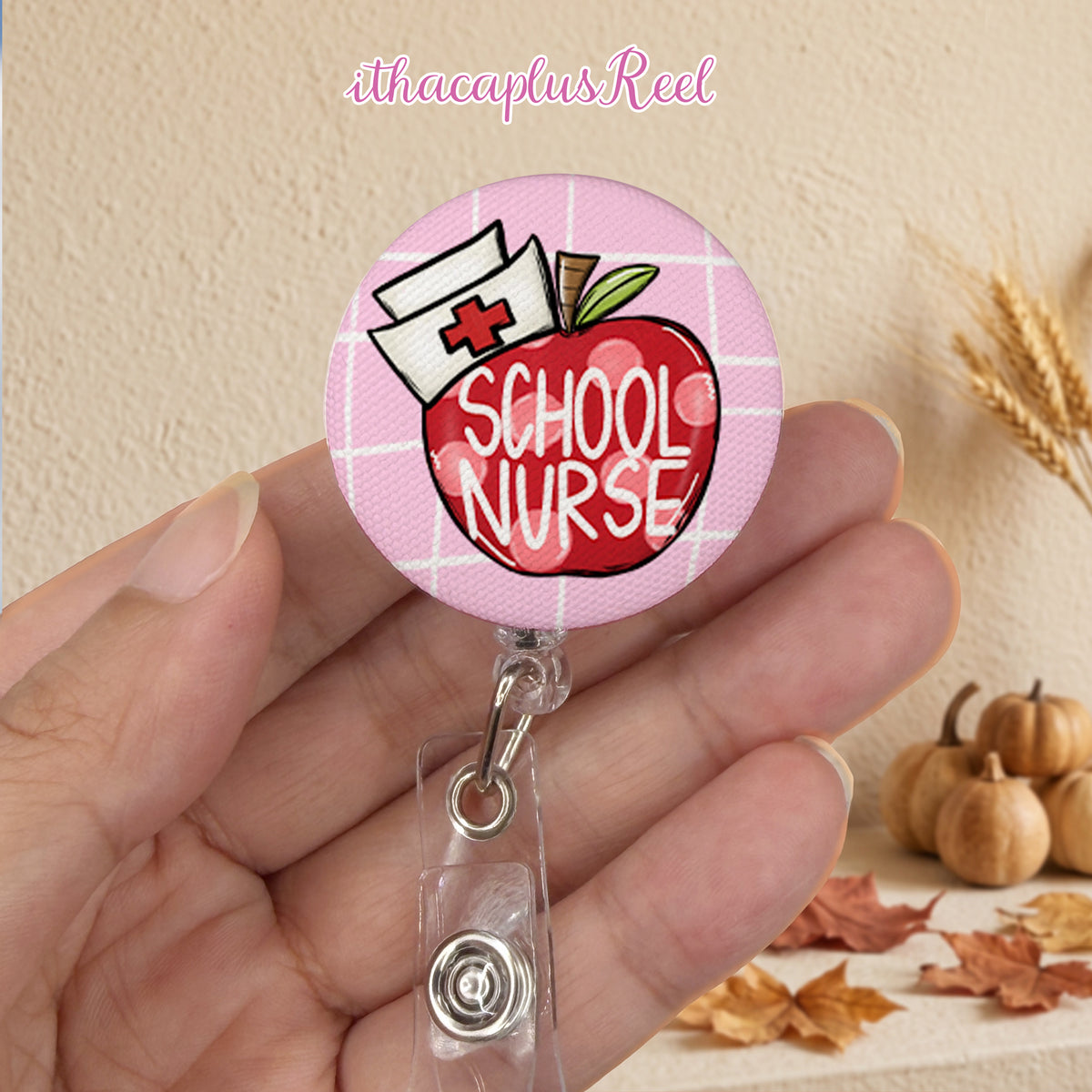 New Fabric Retractable Badge Reel
