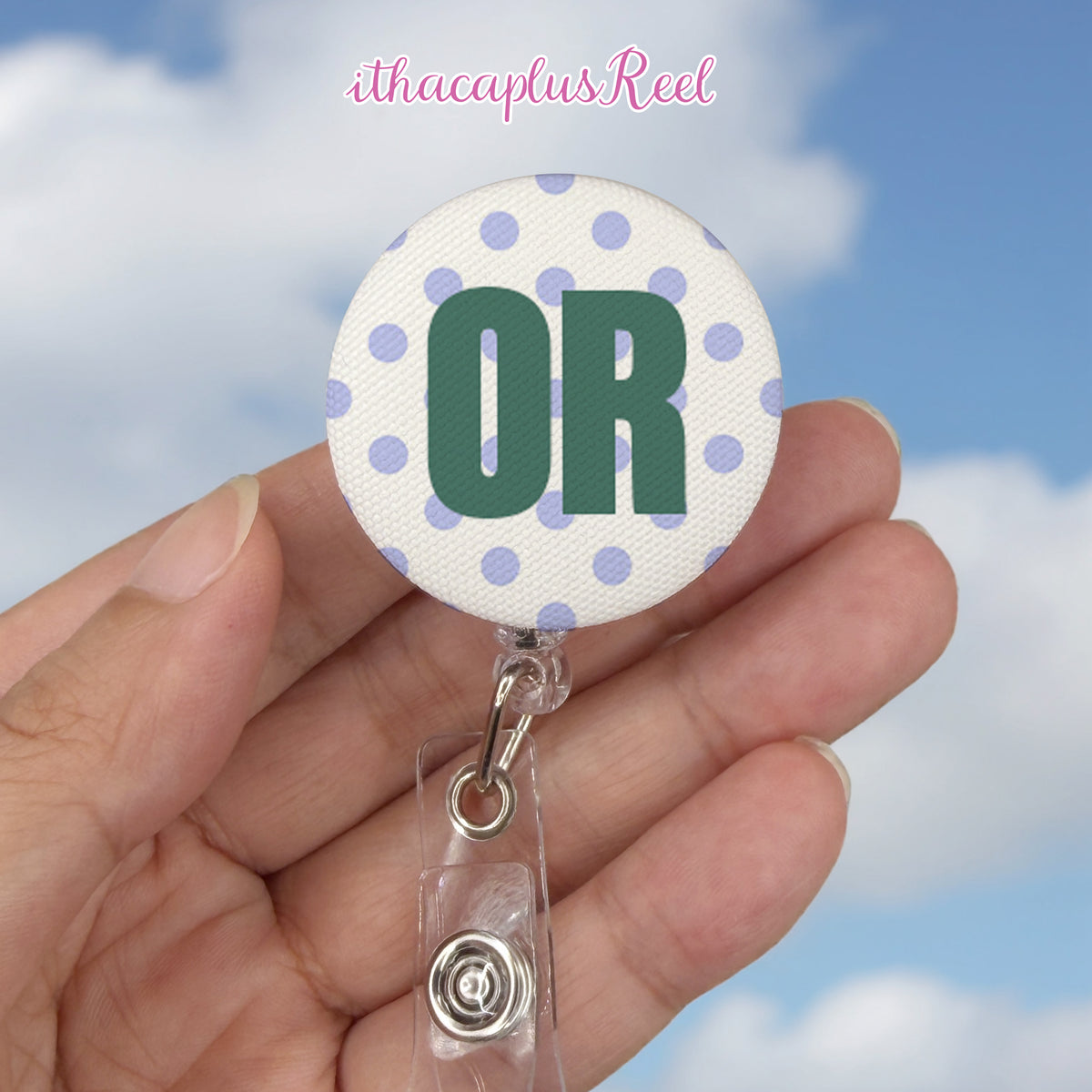 New Fabric Retractable Badge Reel