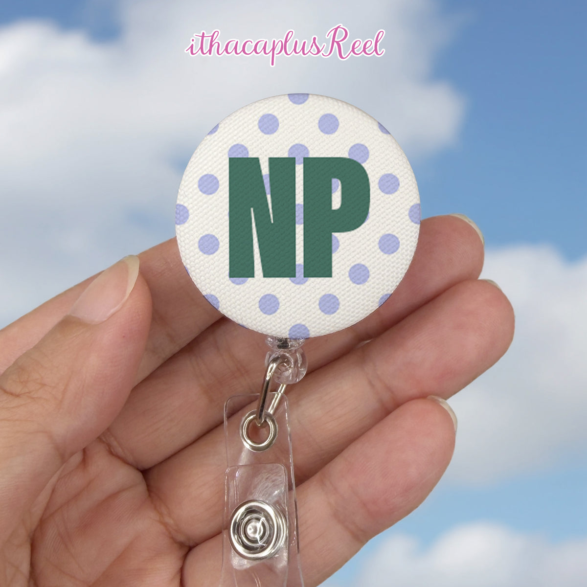 New Fabric Retractable Badge Reel