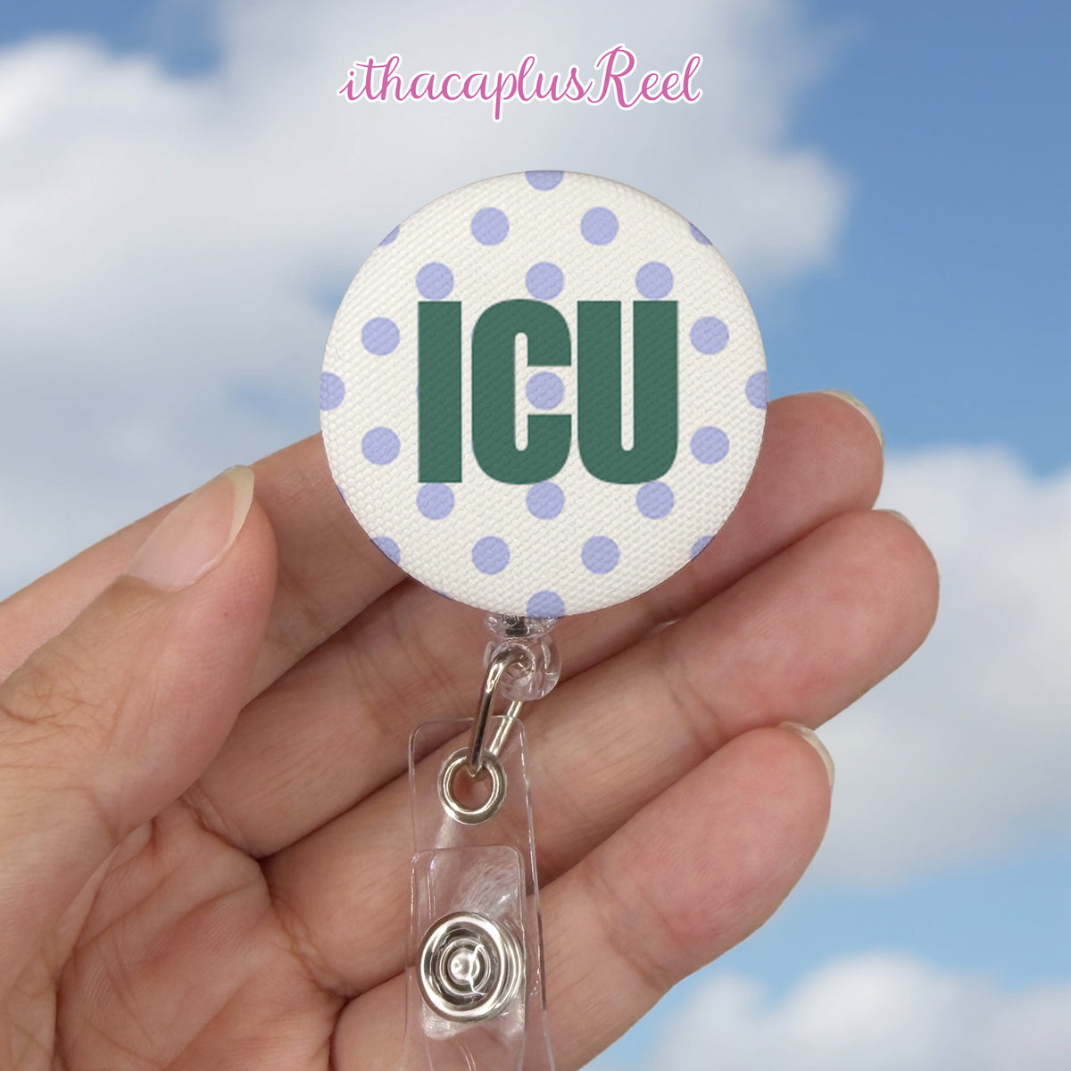 New Fabric Retractable Badge Reel
