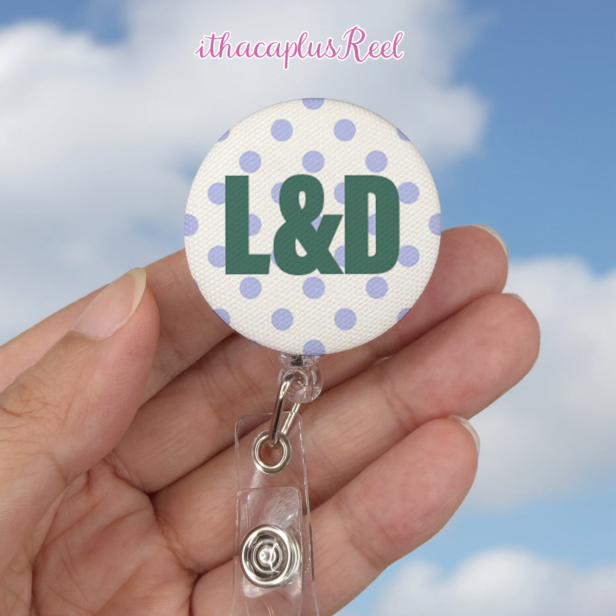 New Fabric Retractable Badge Reel