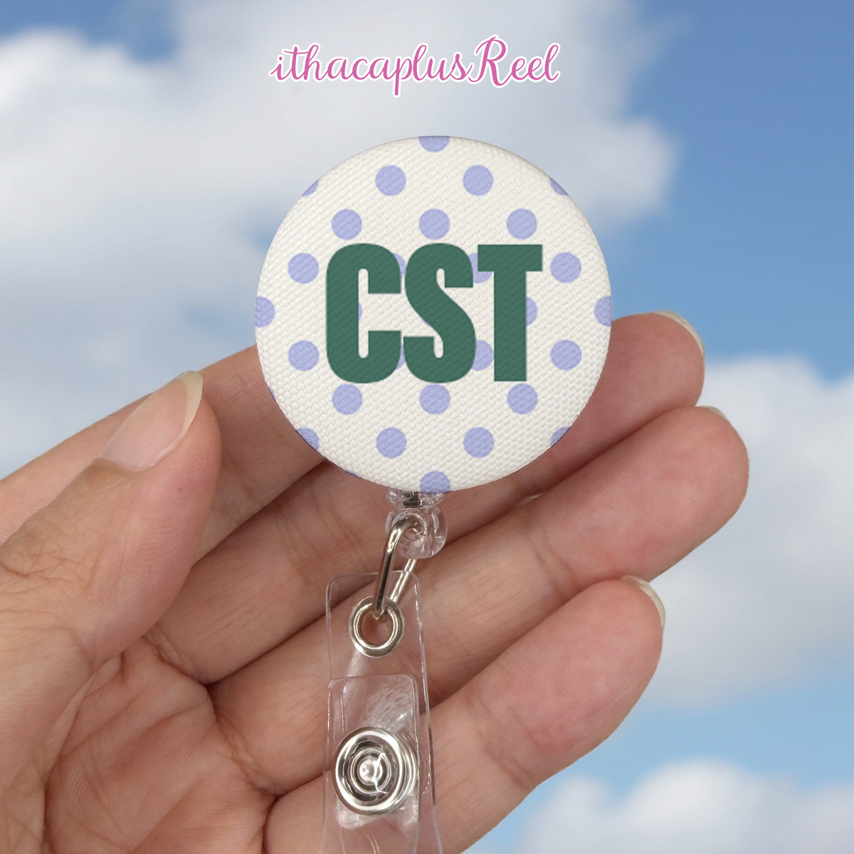 New Fabric Retractable Badge Reel