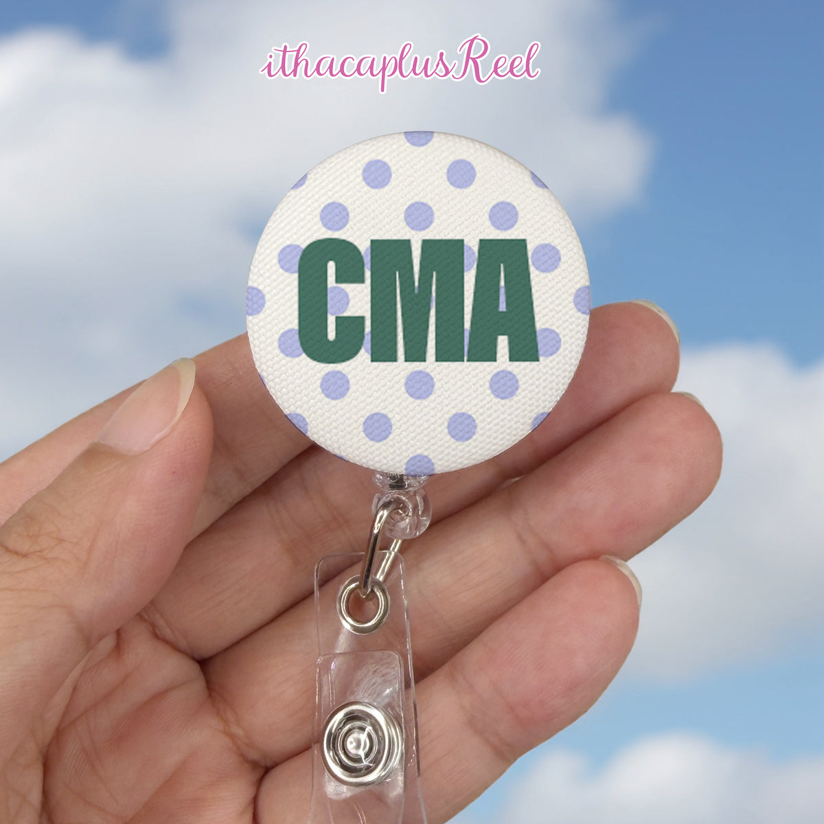 New Fabric Retractable Badge Reel