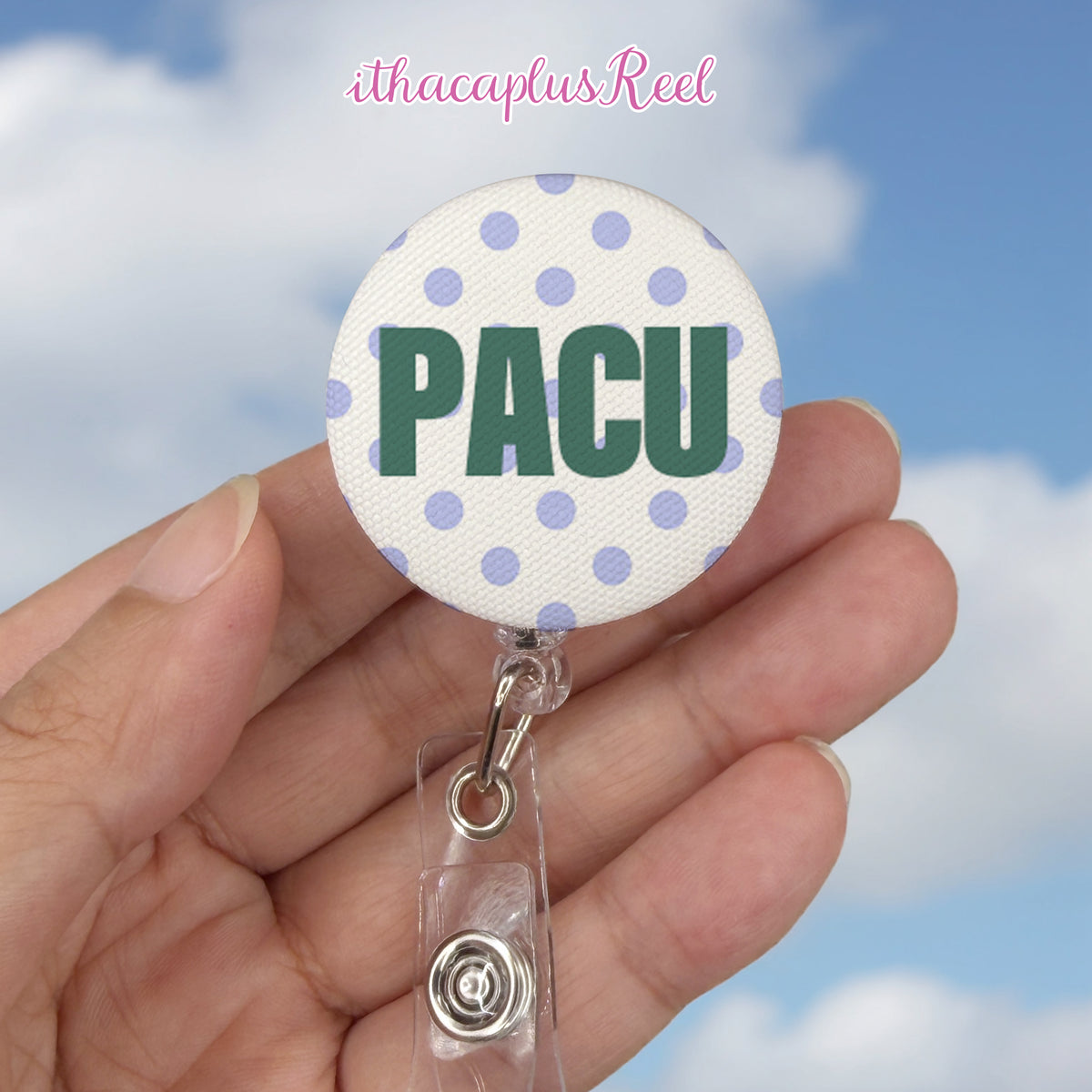 New Fabric Retractable Badge Reel