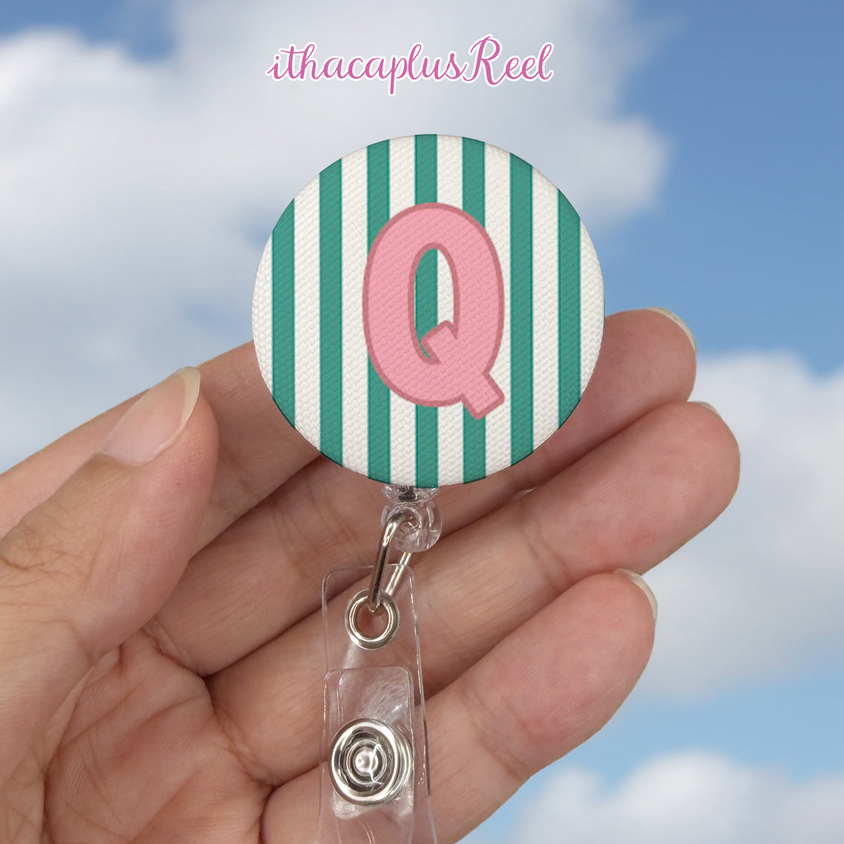 New Fabric Retractable Badge Reel